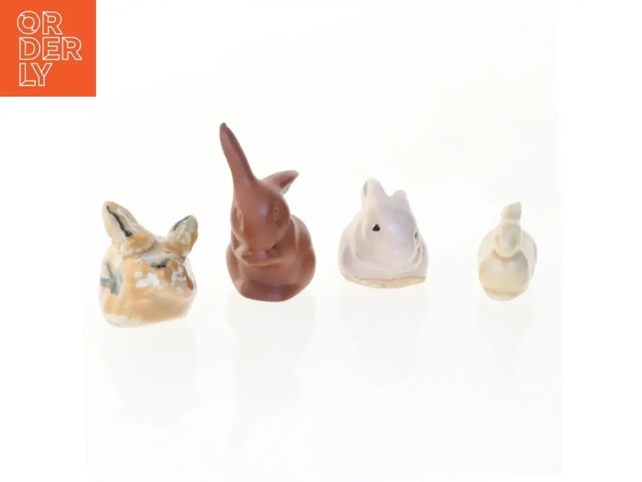 Billede 1 - Keramik kanin figurer (str. 6 cm)