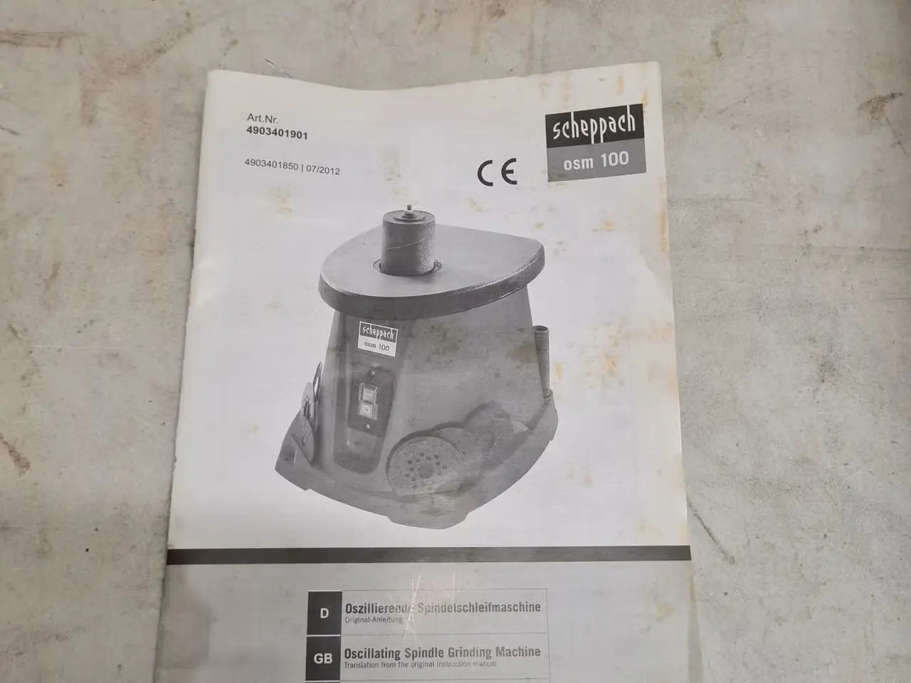 Billede 8 - Scheppach OSM 100 oscillerende spindelsliber 450 W