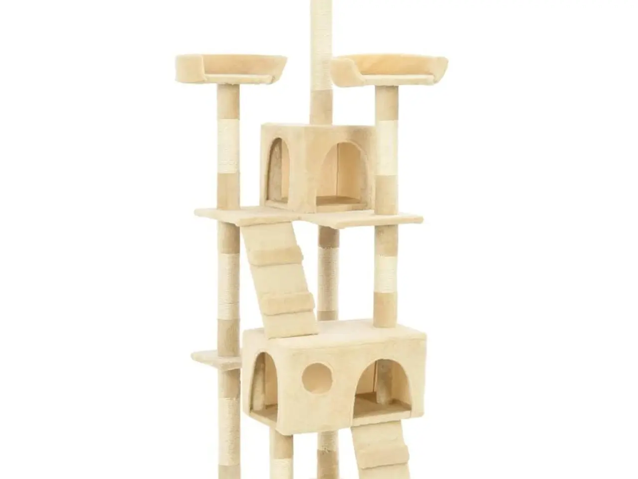 Billede 1 - Kradsetræ til katte med sisal - 170 cm, beige