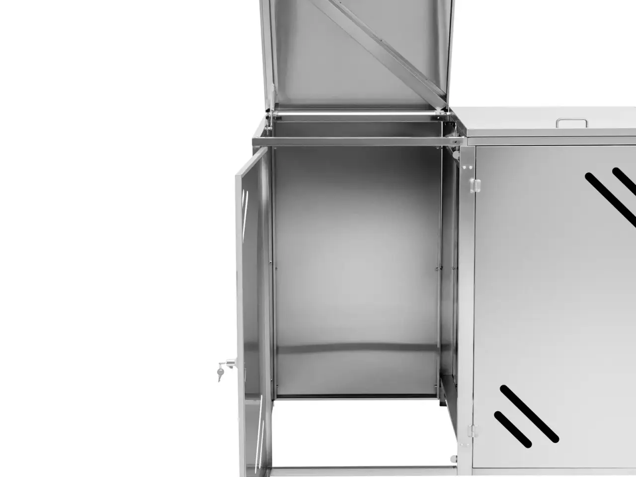 Billede 4 - Skraldespandsskjuler – 4 x 240 l