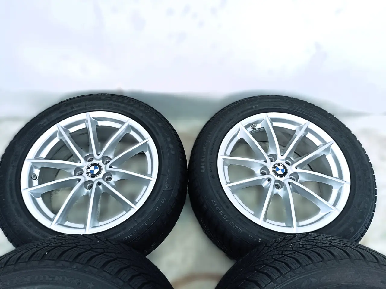 Billede 4 - 5x112 17" ET27 nav 66,6ø BMW vintersæt inkl.TPMS -