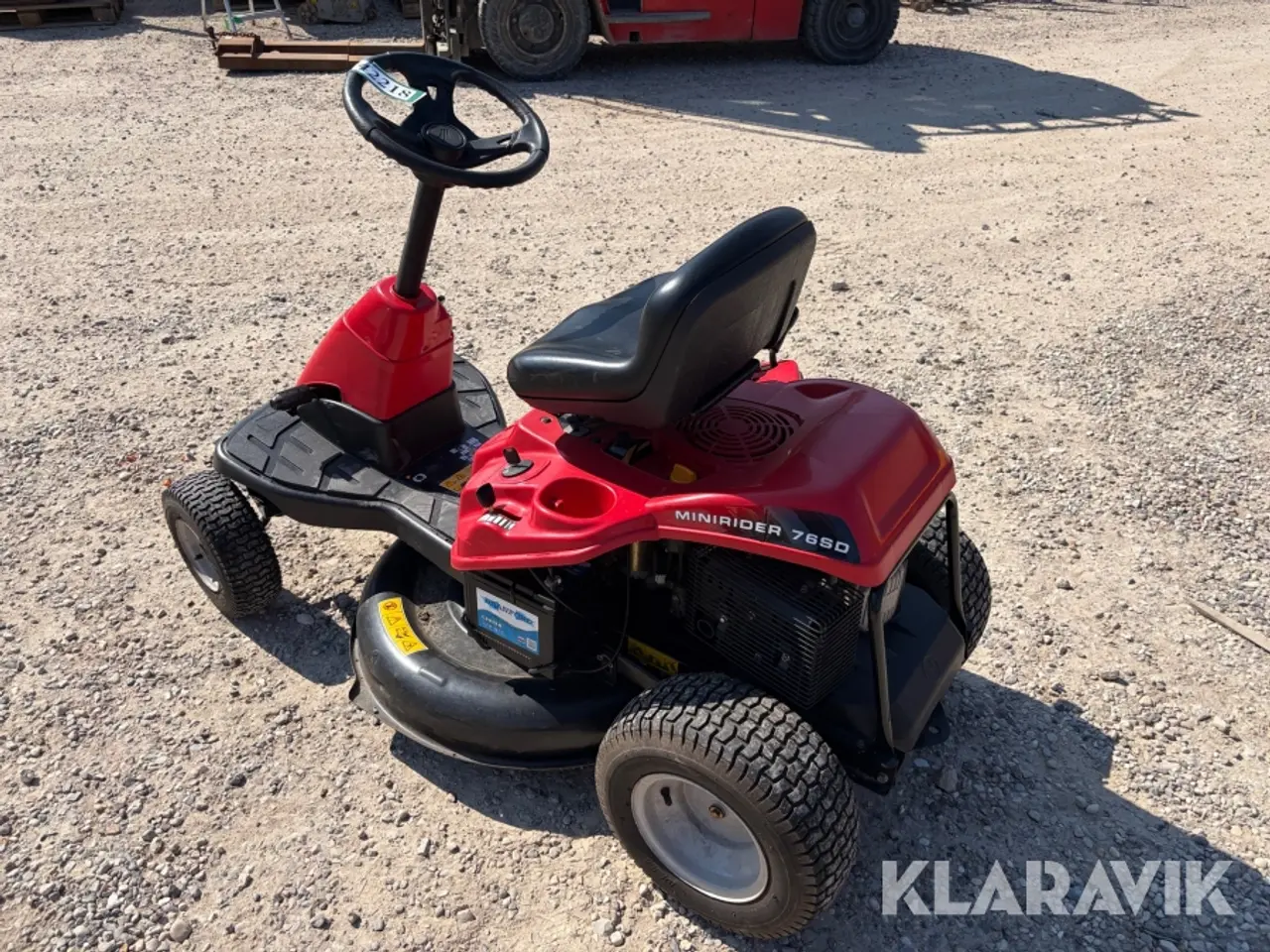 Billede 2 - Græsslåmaskine MTD Minirider 76SD