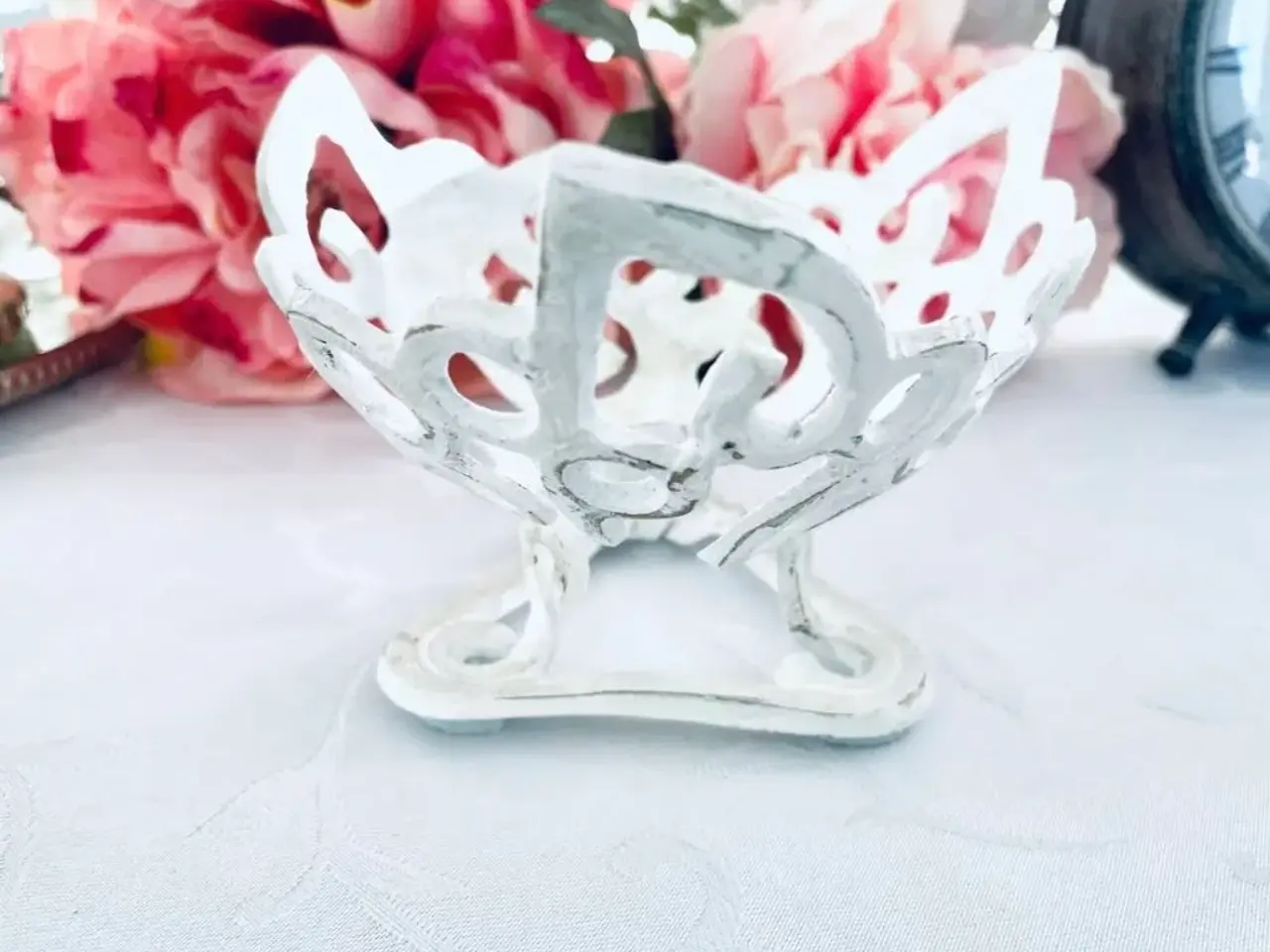 Billede 1 - Lysestage shabby chic 