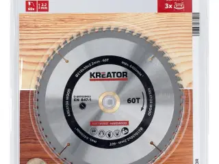 Rundsavsklinge 210 mm - 60 HM tænder