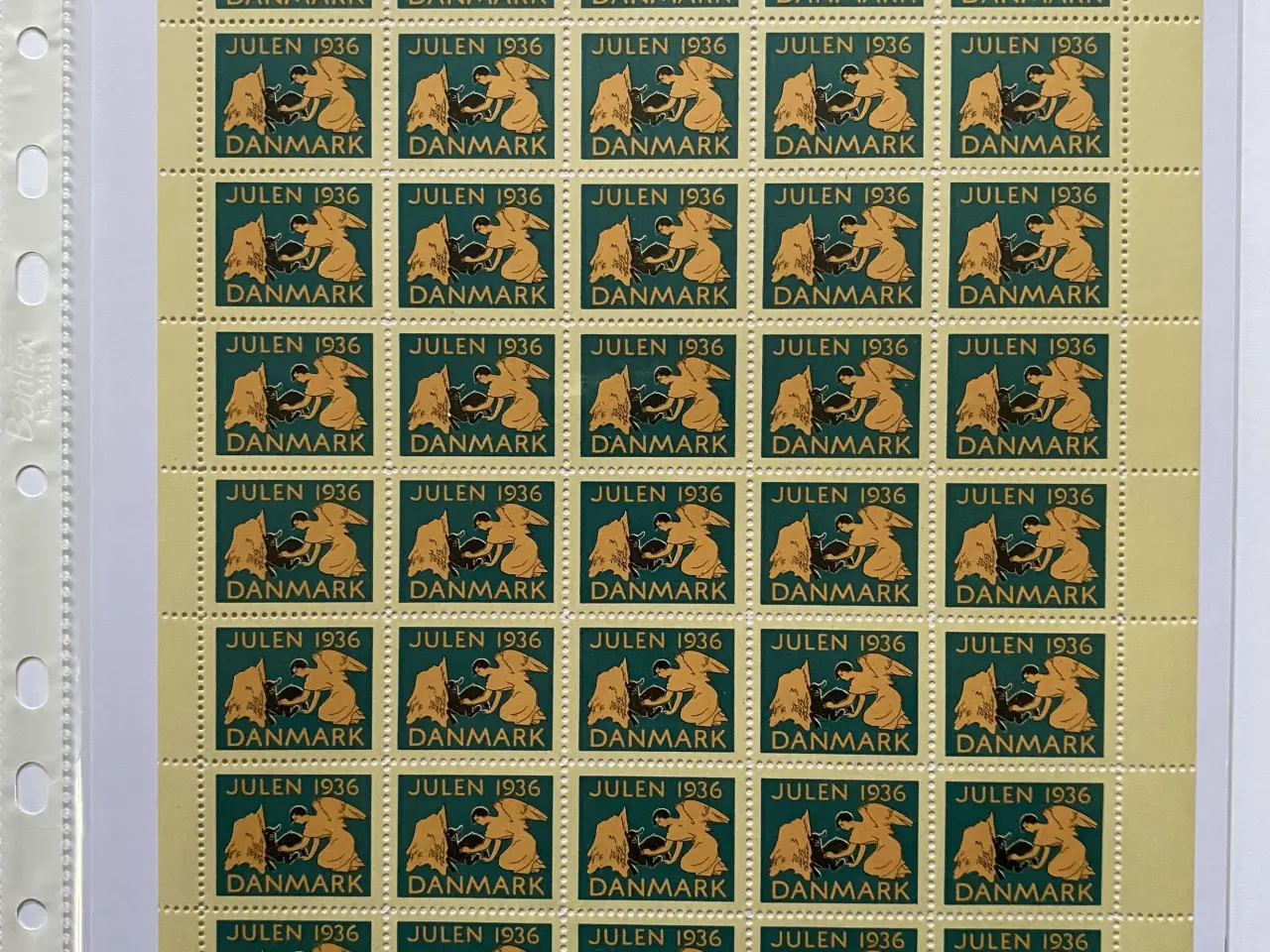 Billede 1 - Julemærker Danmark helark 1936