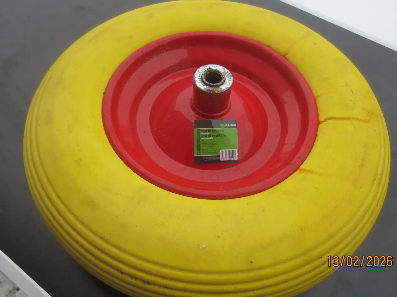Billede 3 - 1 stk Punkterfri Trillebør Hjul 4.00-8