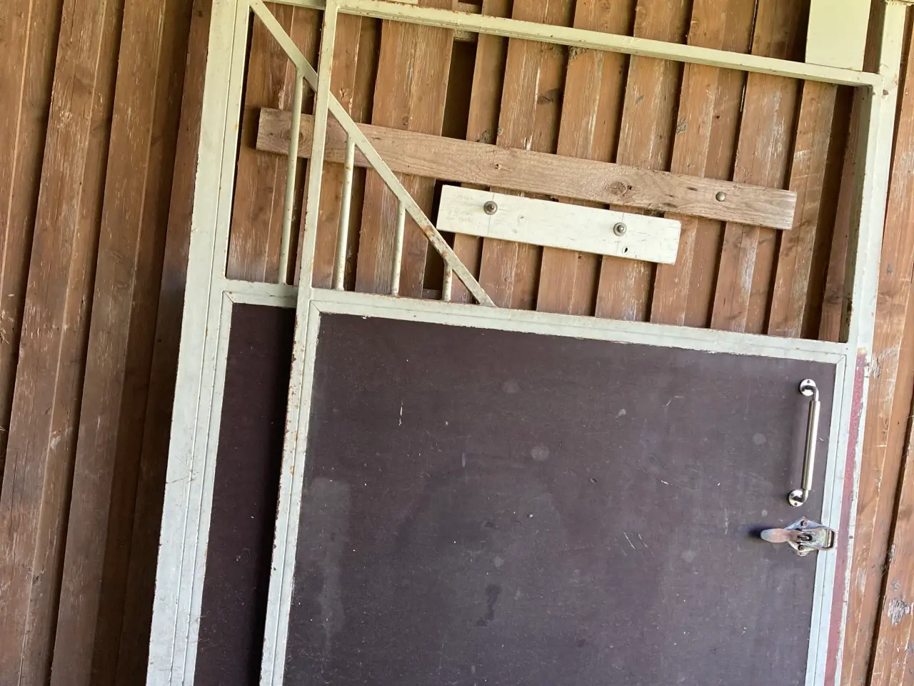 Billede 1 - Heste box 1 stk side H 2,60 L 183 Dør L 1,
