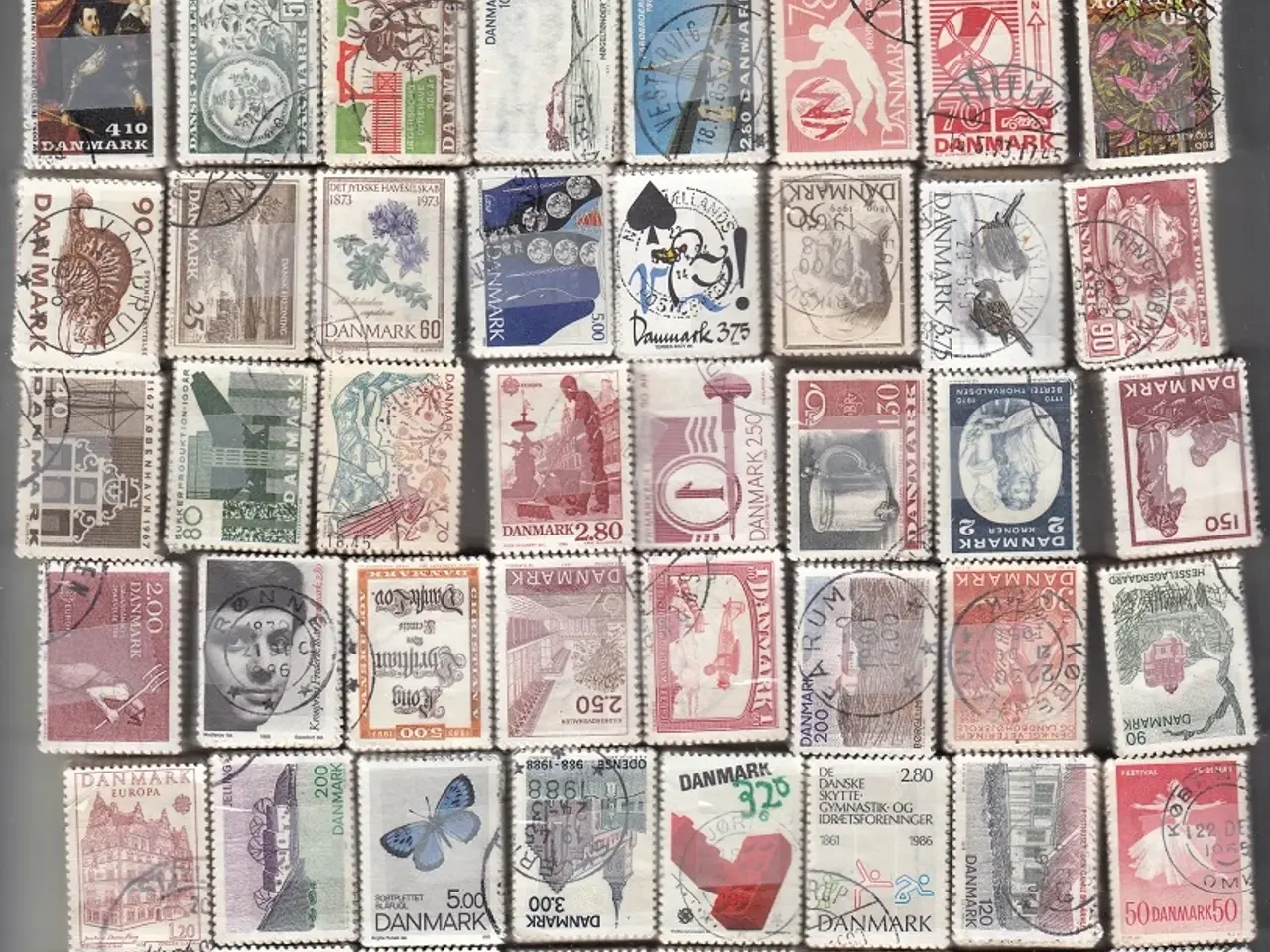 Billede 5 - DK. Billedmærkerbundter. 300 forskellige. a 100 st