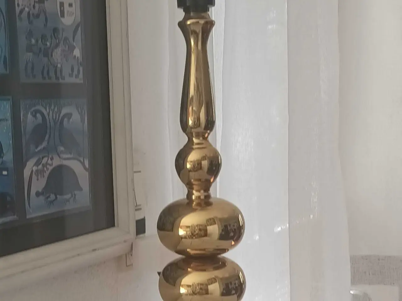 Billede 1 - Vintage Frandsen bordlampe i messing