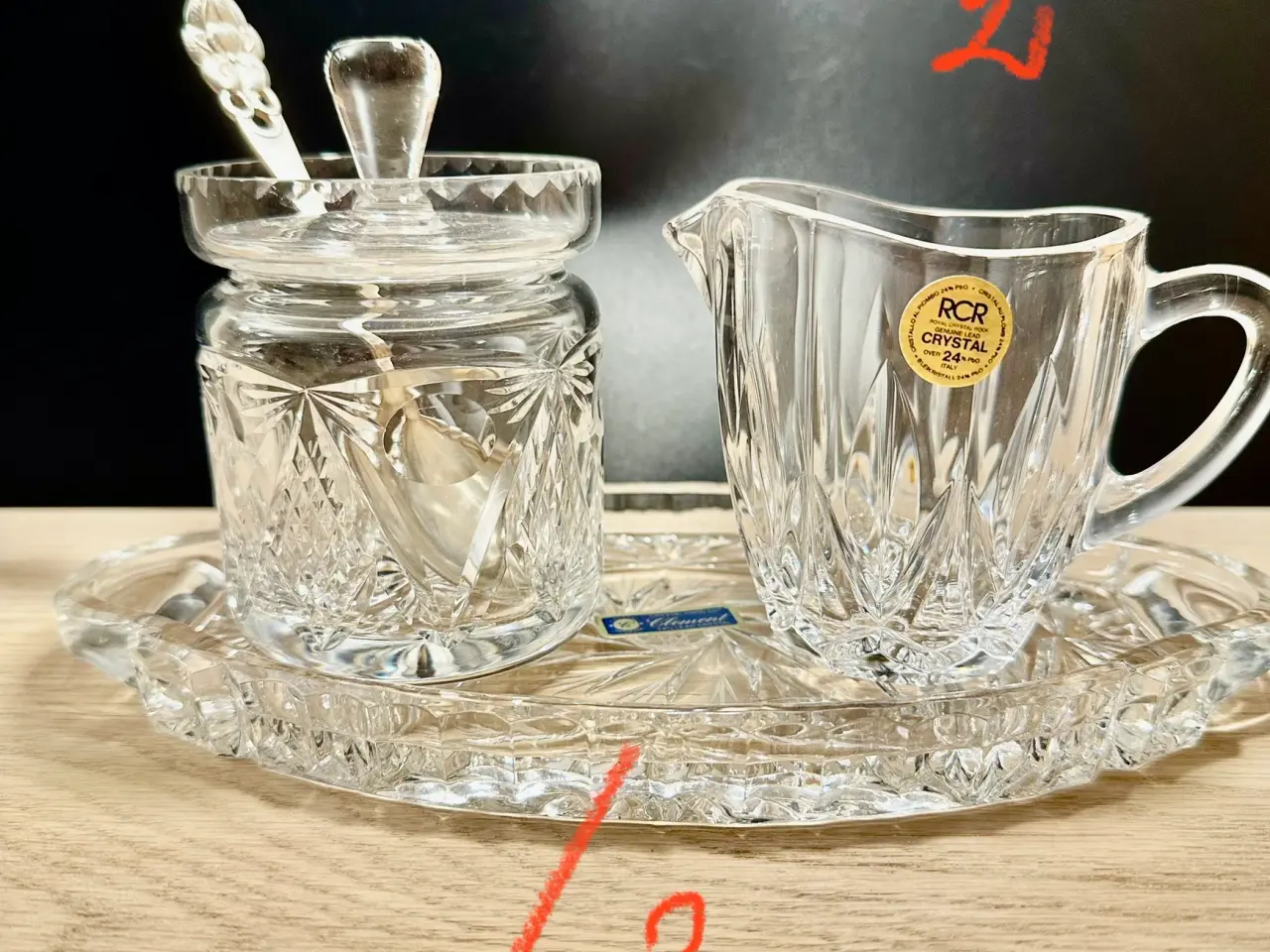 Billede 1 - Vintage genstande af krystal