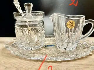 Vintage genstande af krystal