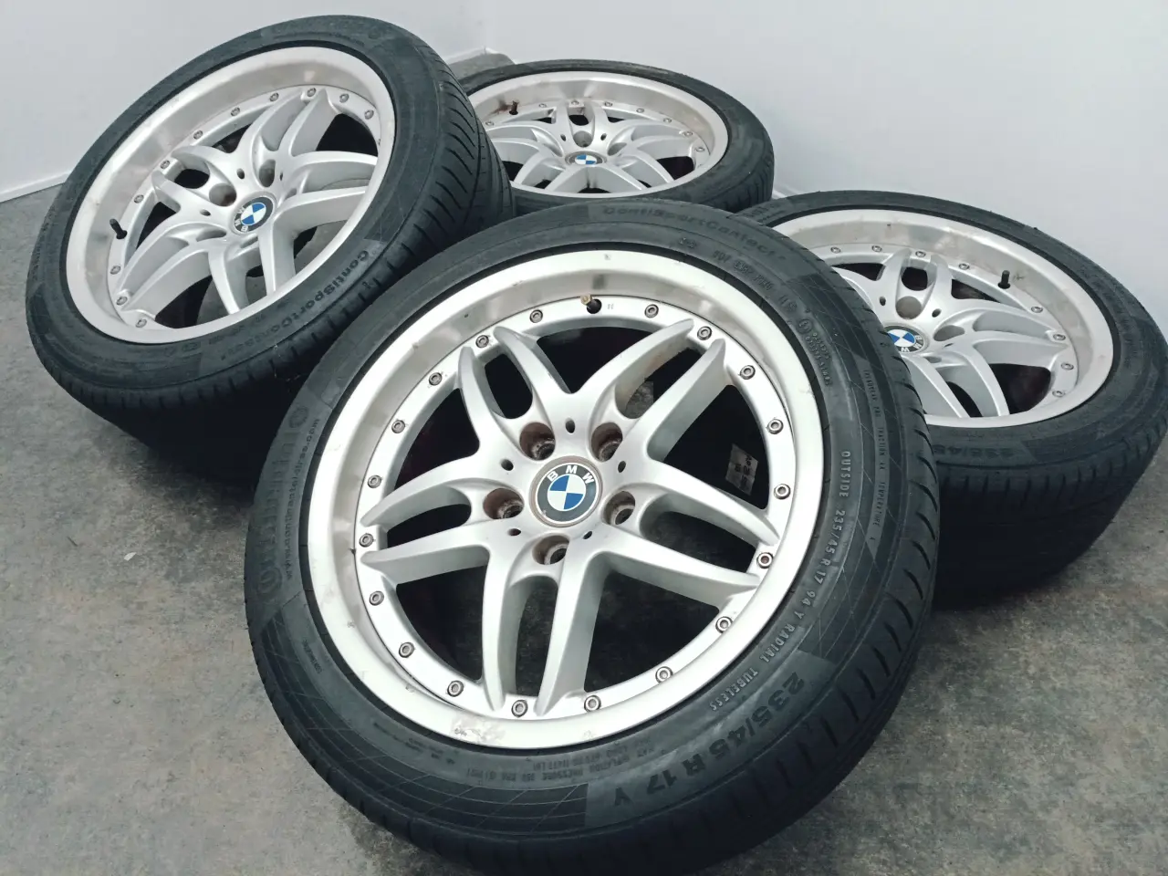 Billede 2 - 5x120 17" ET20 nav 74,1ø BMW style-71 splitfælge