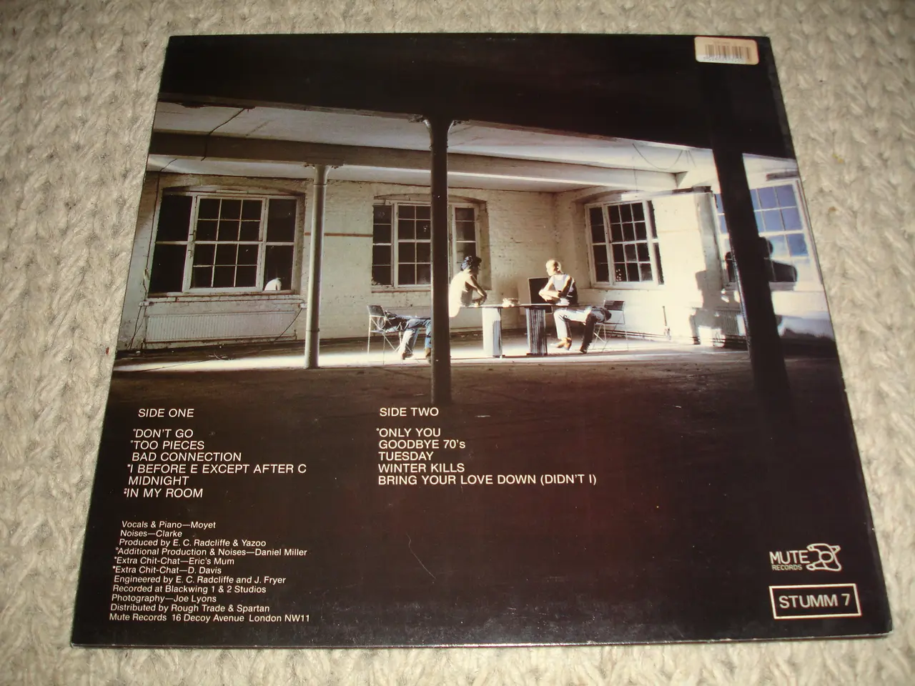 Billede 3 - Yazoo – Upstairs At Eric's