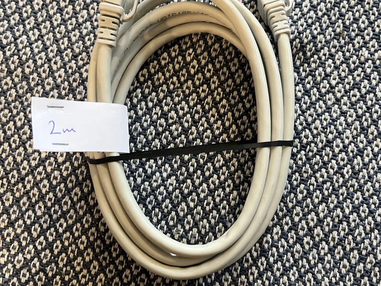 Billede 1 - Netværkskabel ethernet 2 m grå
