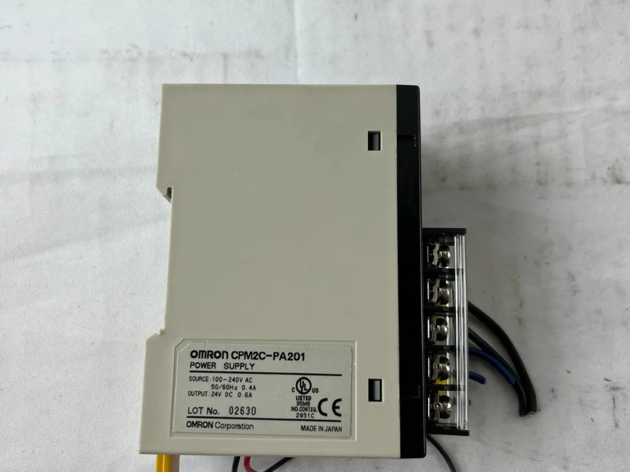 Billede 2 - Omron CPM2C-PA201 strømforsyning 100–240V AC to DC