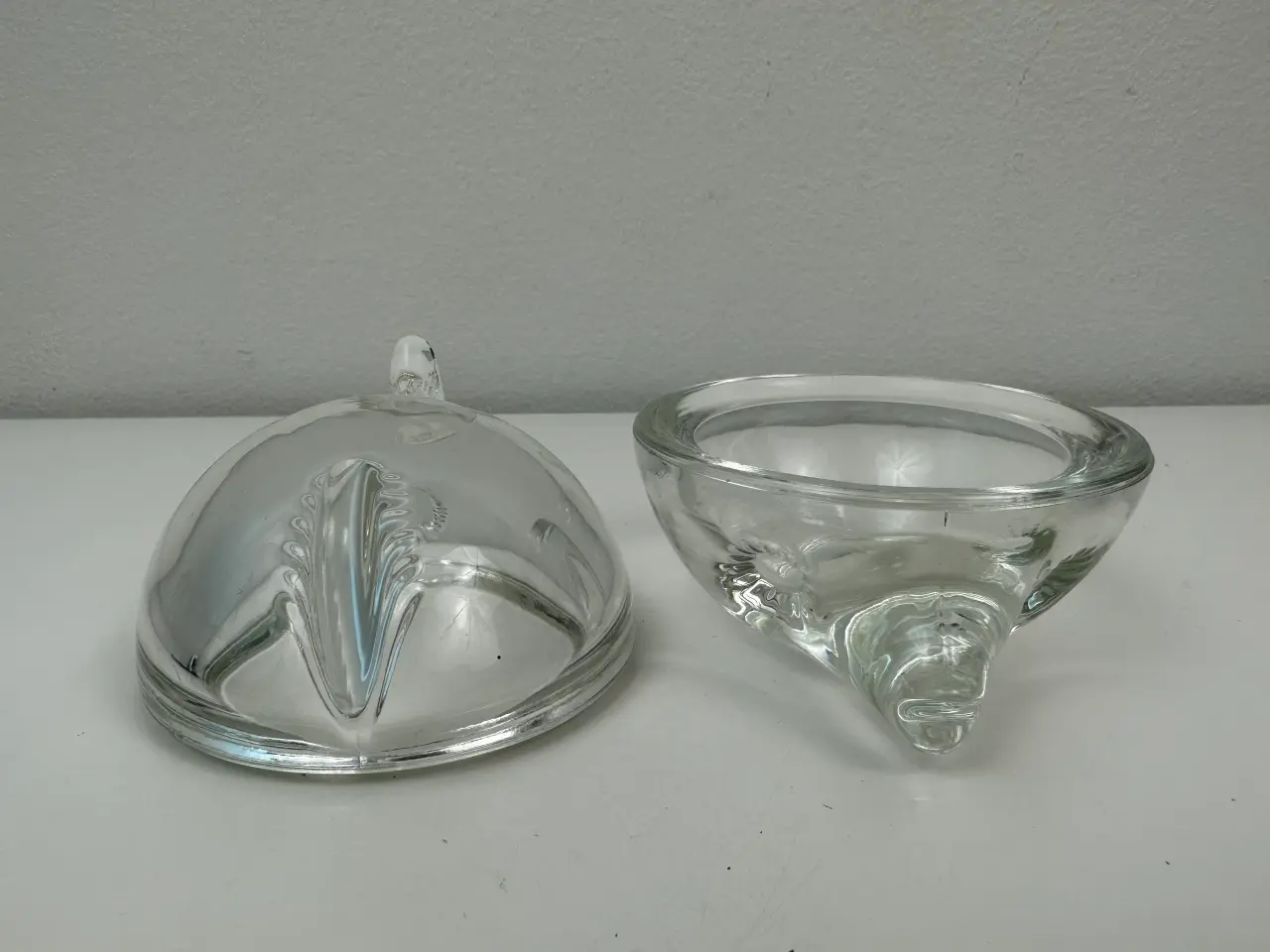 Billede 10 - Vintage glasskål/ fisk
