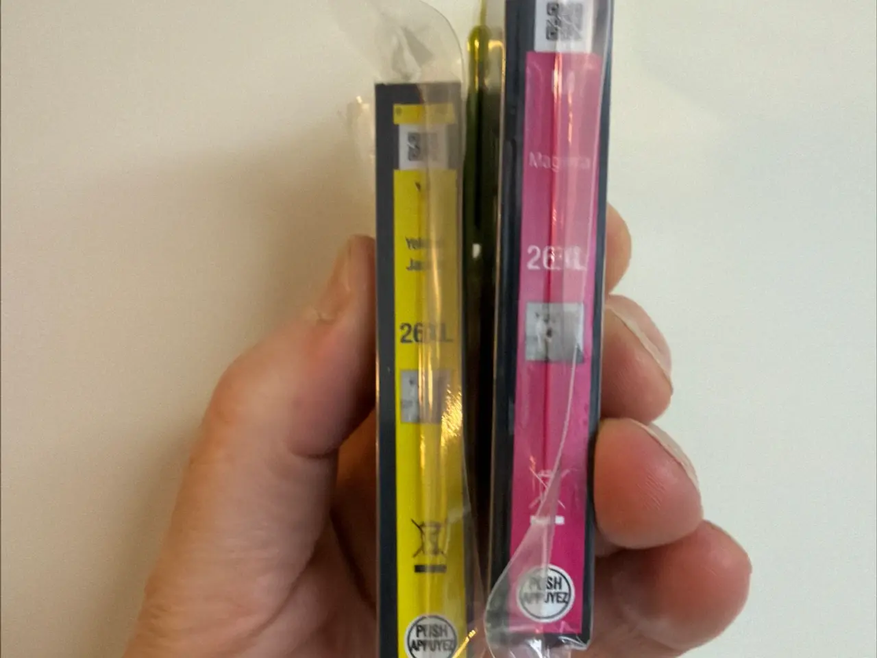Billede 1 - Epson blæk patroner 26 XL, gul, magenta