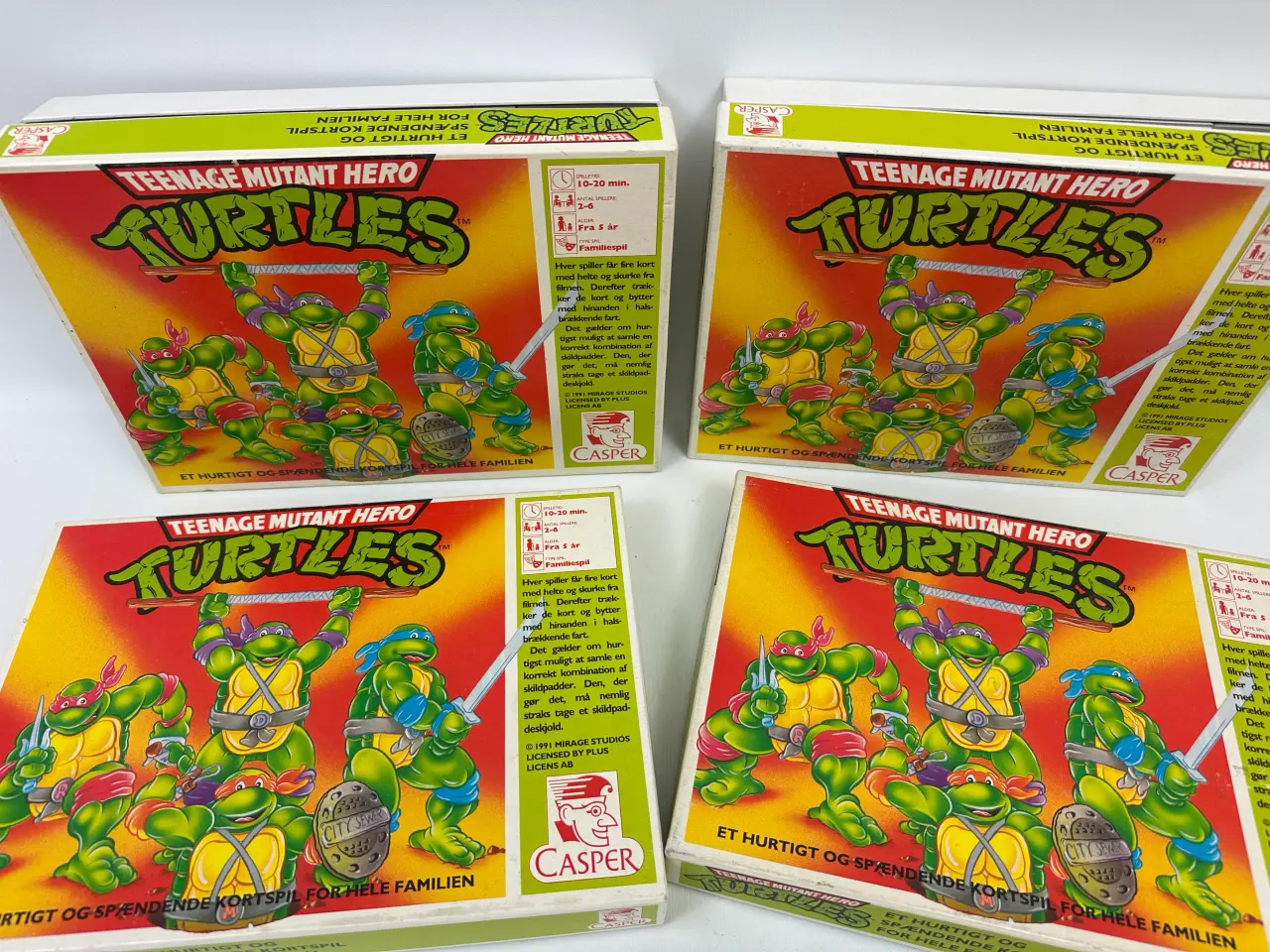 Billede 2 - Turtles 'kortspil', retro (1991)