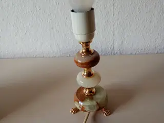 marmor lampe med skærm