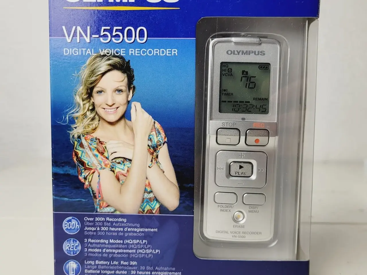 Billede 1 - Olympus VN-5500 digital voice recorder diktafon