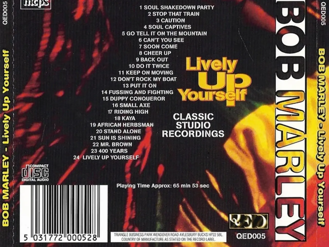 Billede 2 - Bob Marley – Lively Up Yourself – CD
