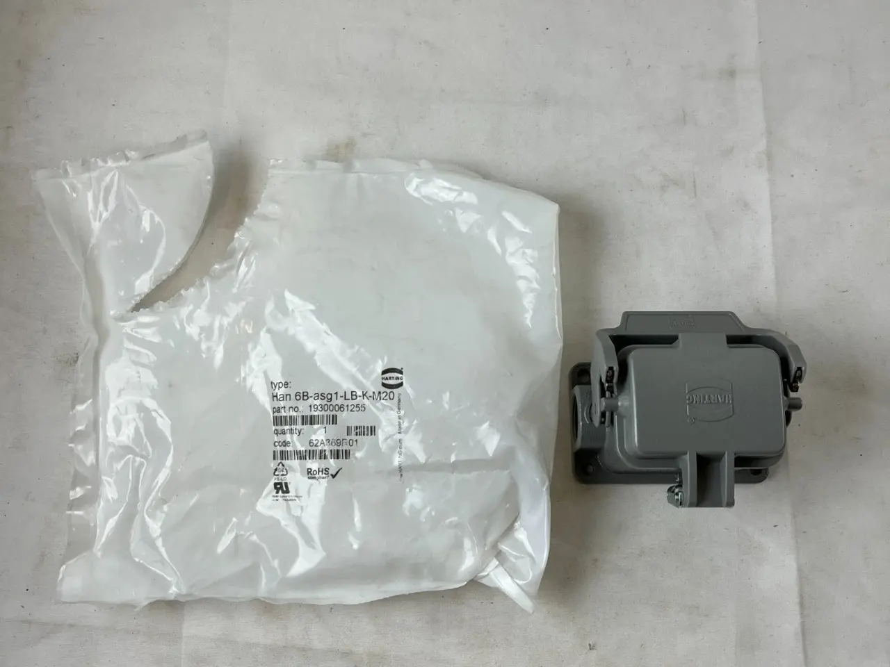Billede 4 - HARTING 19300061255 Stik ny
