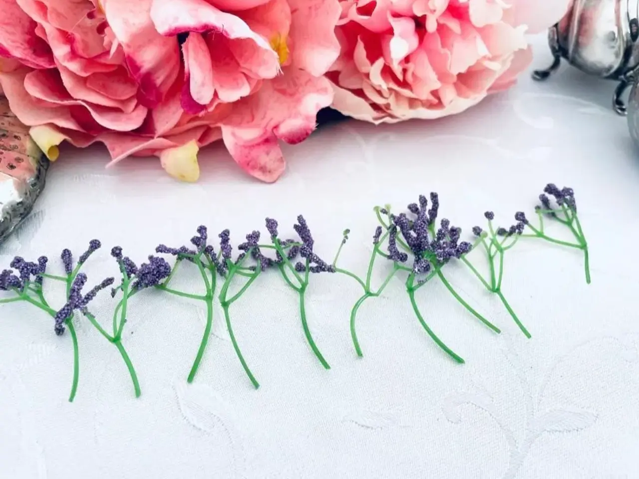 Billede 1 - Kunstig små blomster til hobby