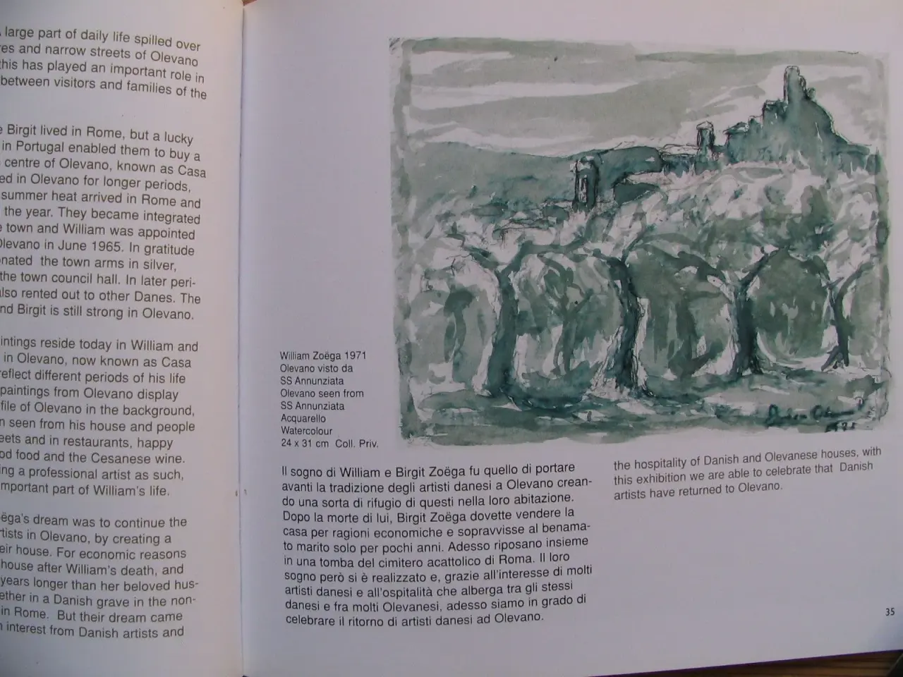 Billede 4 - Danish artists in Olevano during the last 50 Year