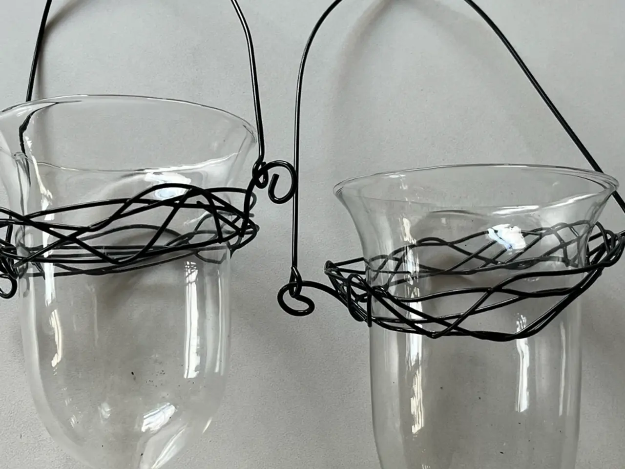 Billede 1 - Glas hænge stager