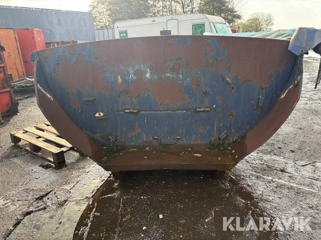 Billede 6 - Asfalt container Jøni isoleret med rullepresenning