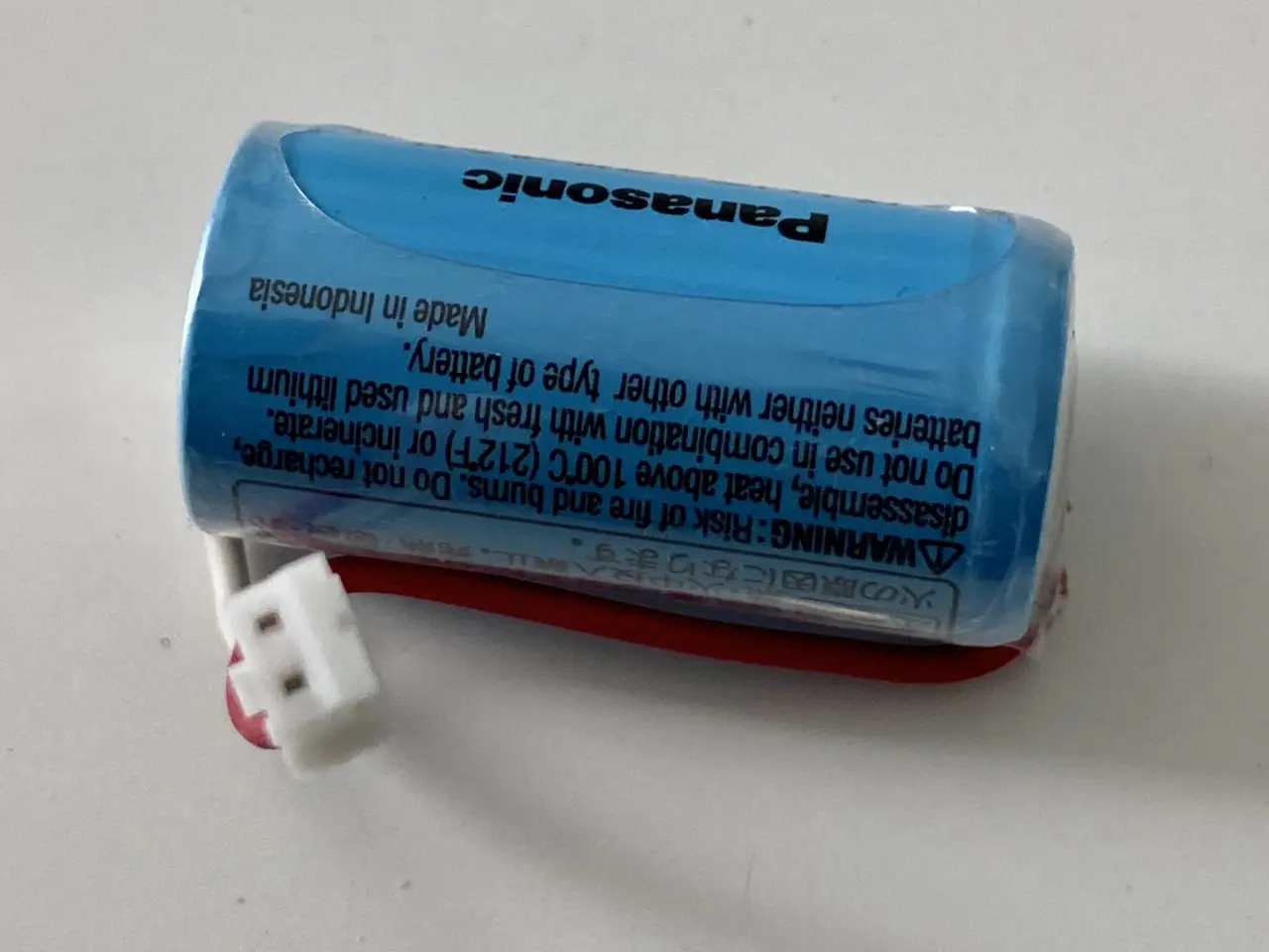 Billede 5 - GP Lithium CR123AZ 3V batteri med kabel – 2800 mAh