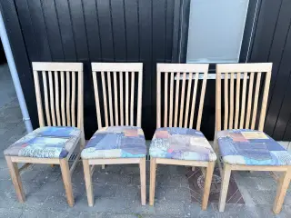 4 stk spisebordsstole