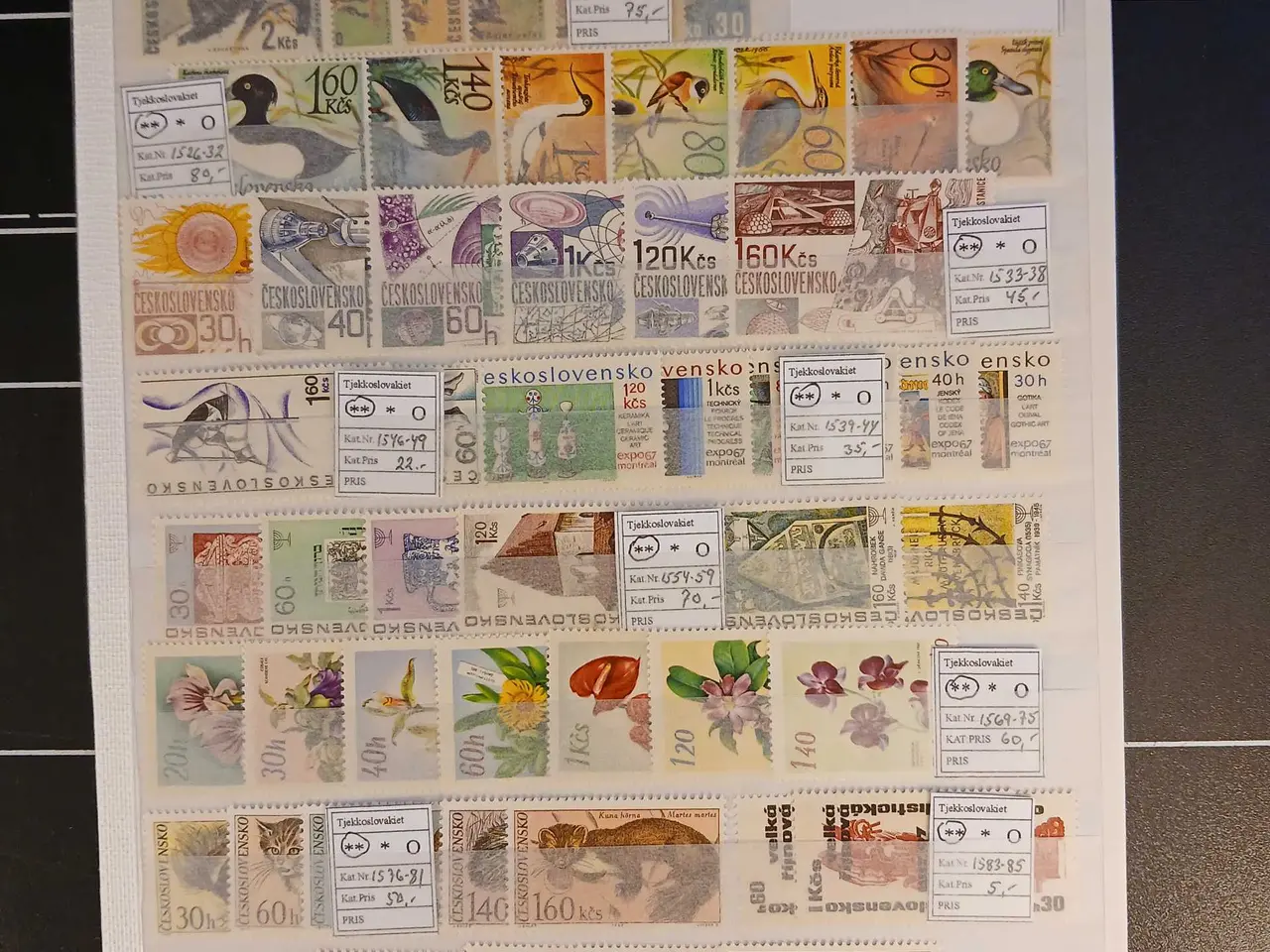 Billede 5 - Tjekkoslovakiet (280) 5 Plancher med 10 sider
