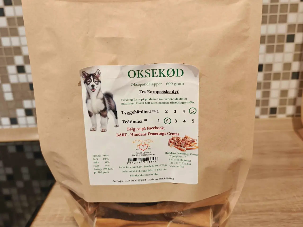 Billede 1 - Oksekød / Pandelap Godbidder 797 gram fra Easybarf