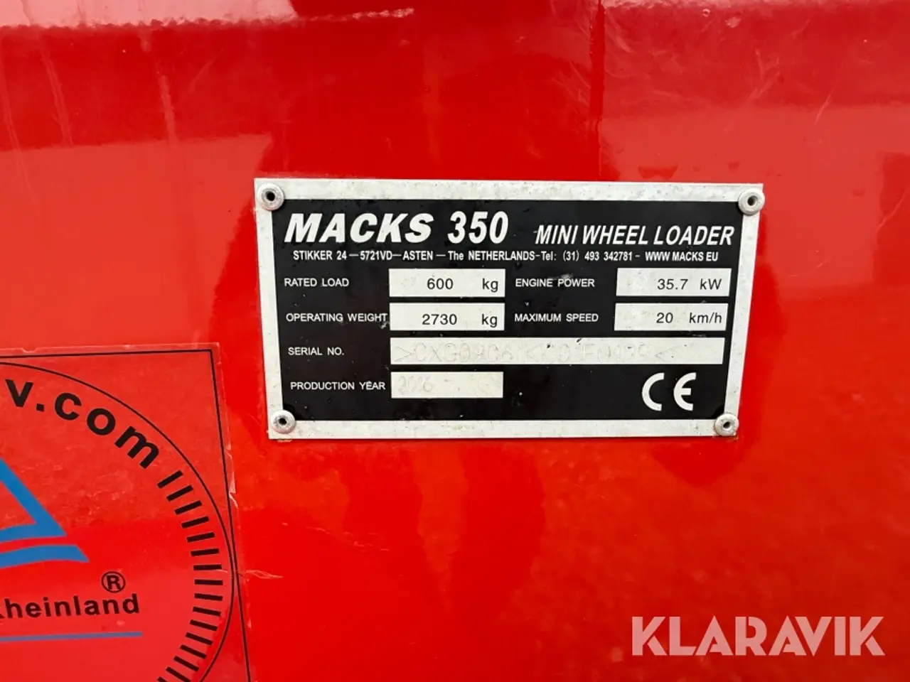 Billede 5 - Redskabsbærer Macks 350