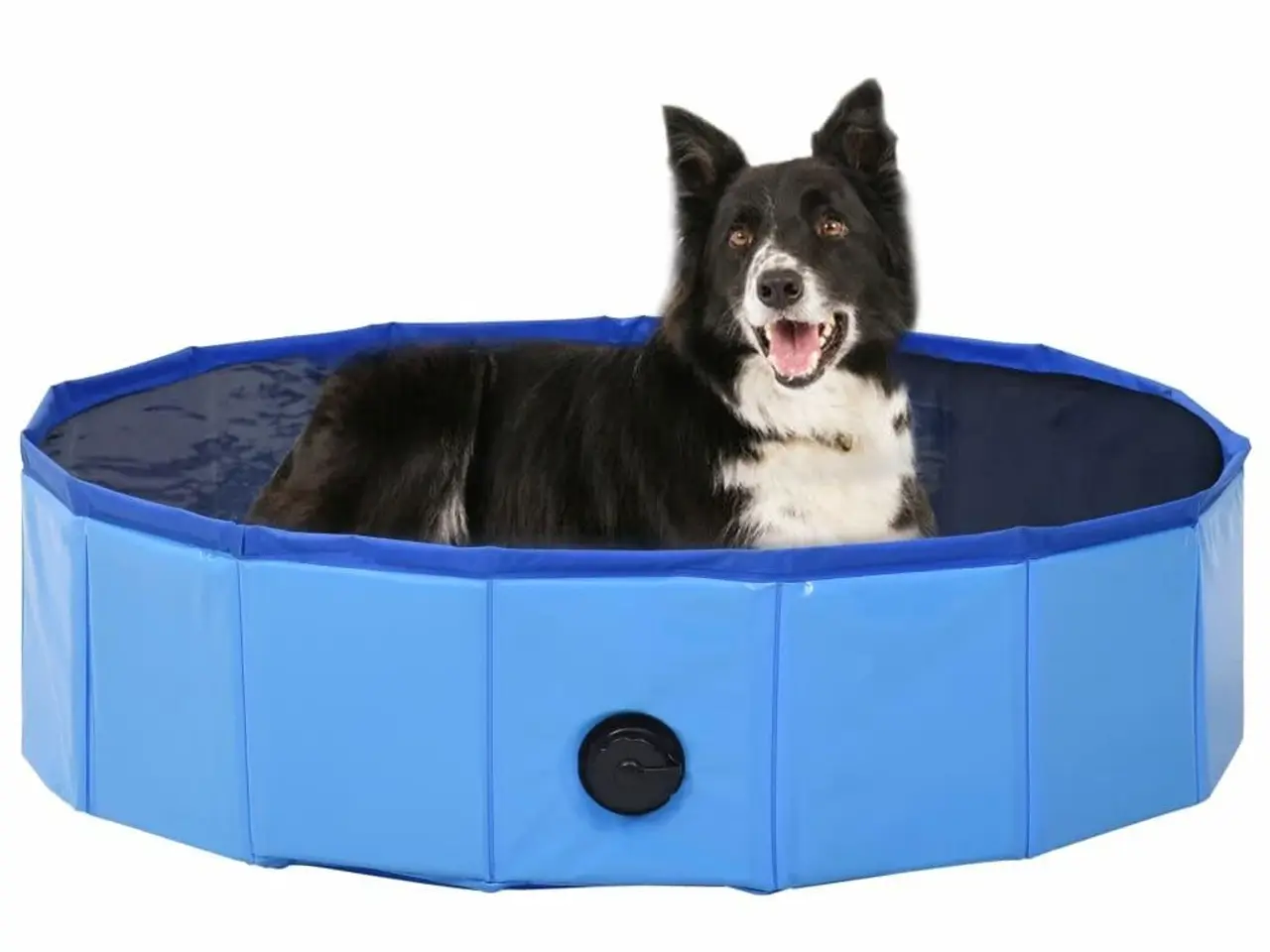 Billede 1 - Foldbart hundebassin 80 x 20 cm PVC blå