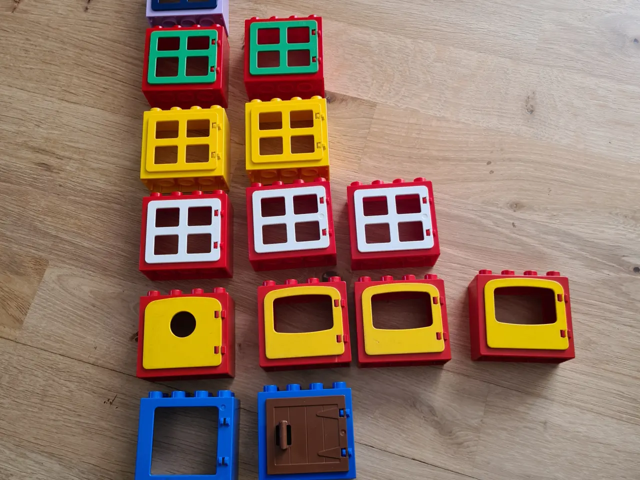 Billede 1 - Duplo lego - døre og vinduer
