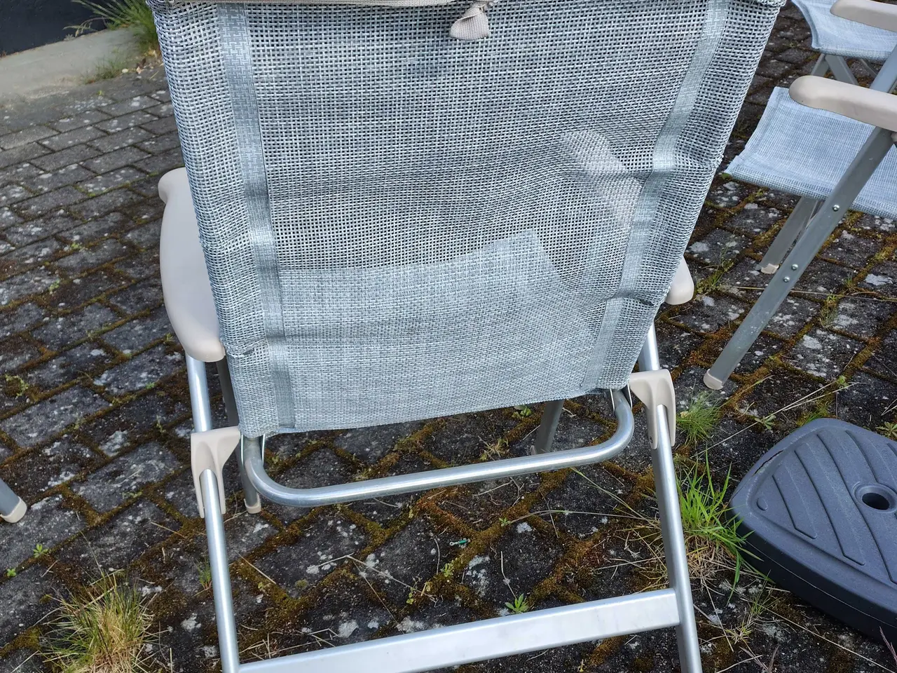Billede 5 - 4 stk Crespo campingstole og parasol