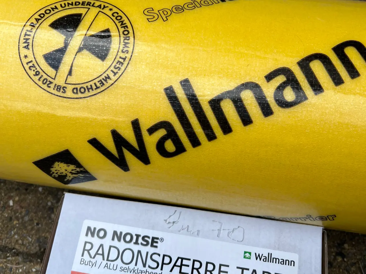 Billede 1 - Fugt/radon spærre fra Wallmann