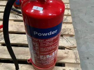 Brandslukker kulsyre og pulver