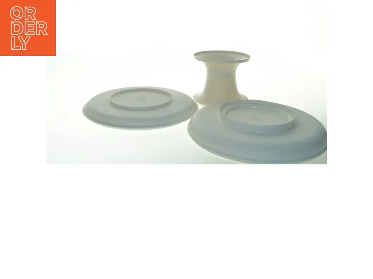 Billede 4 - Kageopsats og lagkagefad fra Tupperware (str. 18 x ø. 26 cm)