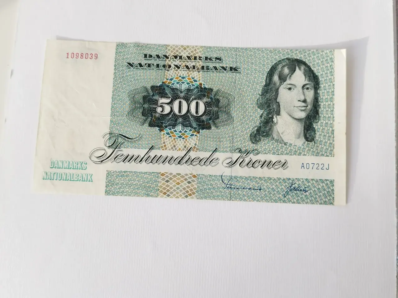 Billede 1 - Firben 500 kr - 1972
