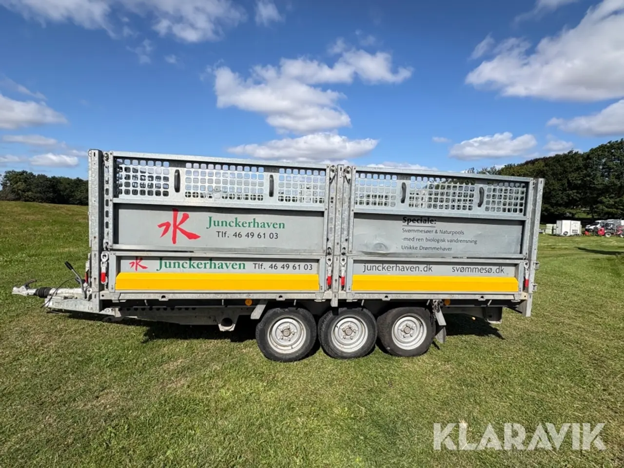 Billede 5 - Maskintrailer Brian James Trailers Cargo Tipper 3-akslet med tip