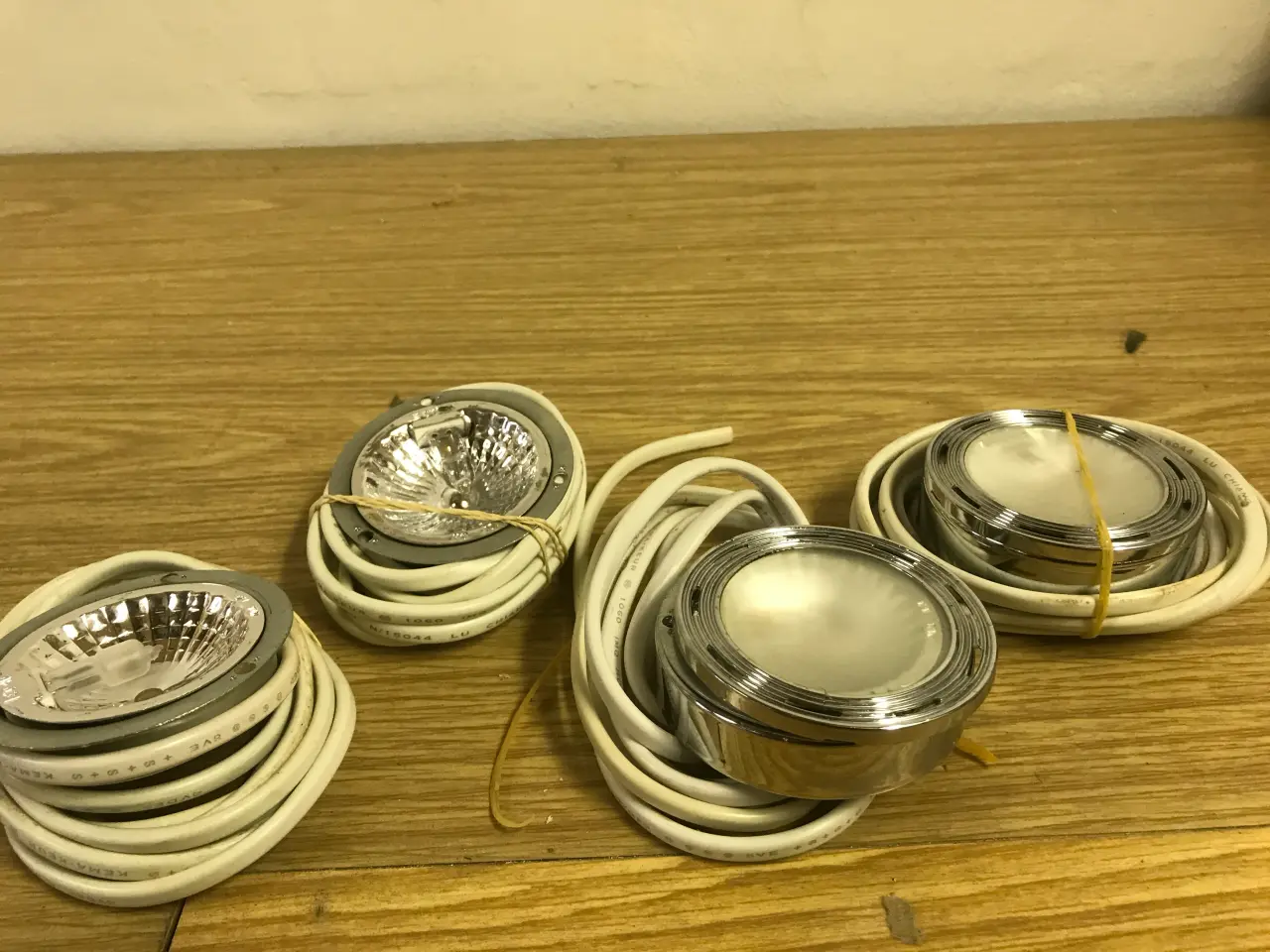 Billede 1 - 4 stk. Indbygningsspots til halogen/Led