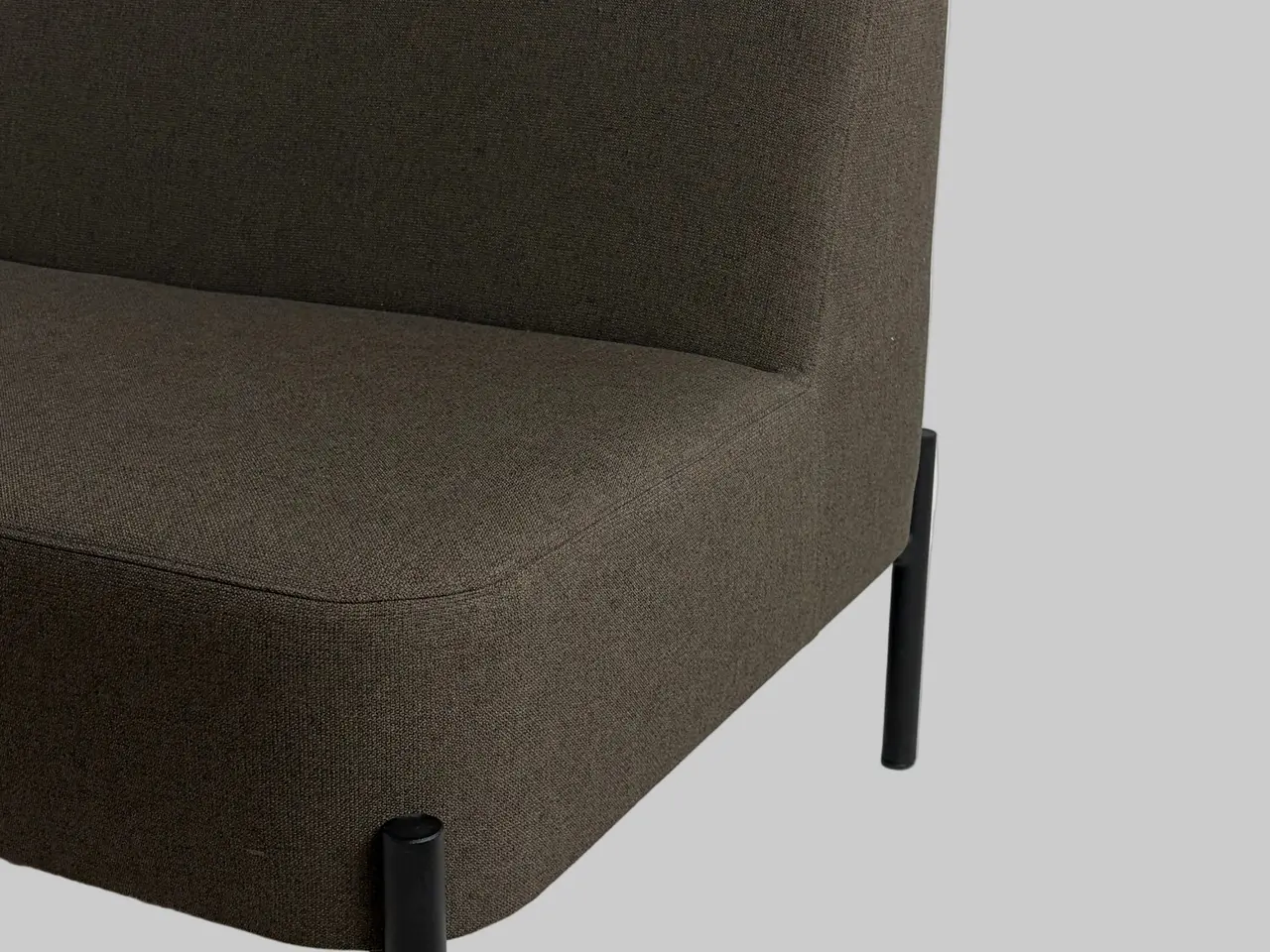 Billede 4 - Holmris B8 Tweet Sofa – Brun/Sort Stel