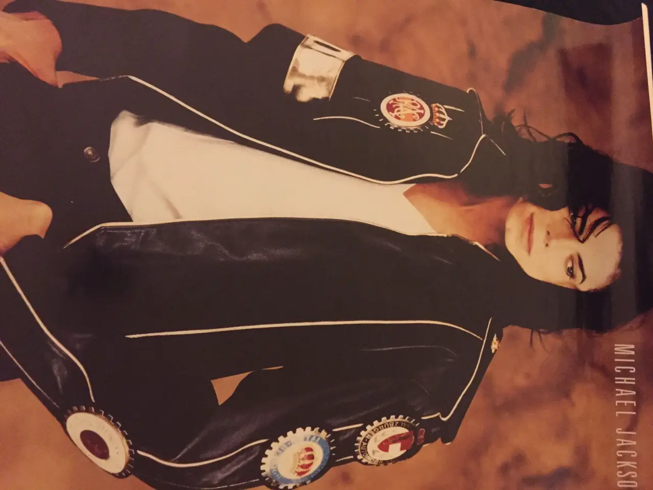 Billede 6 - Michael Jackson plakat. NEDSAT
