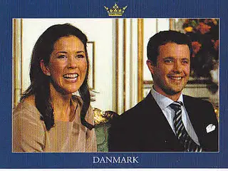 Kronprins Frederik og Mary Donaldson - Trojaborg ROY 5 - Ubrugt