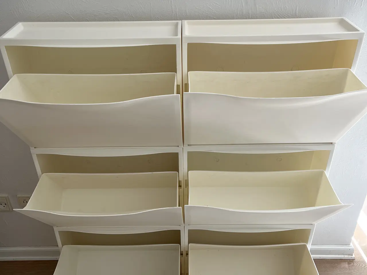Billede 3 - Hvide IKEA TRONES skokasser - 65 kr./stk.