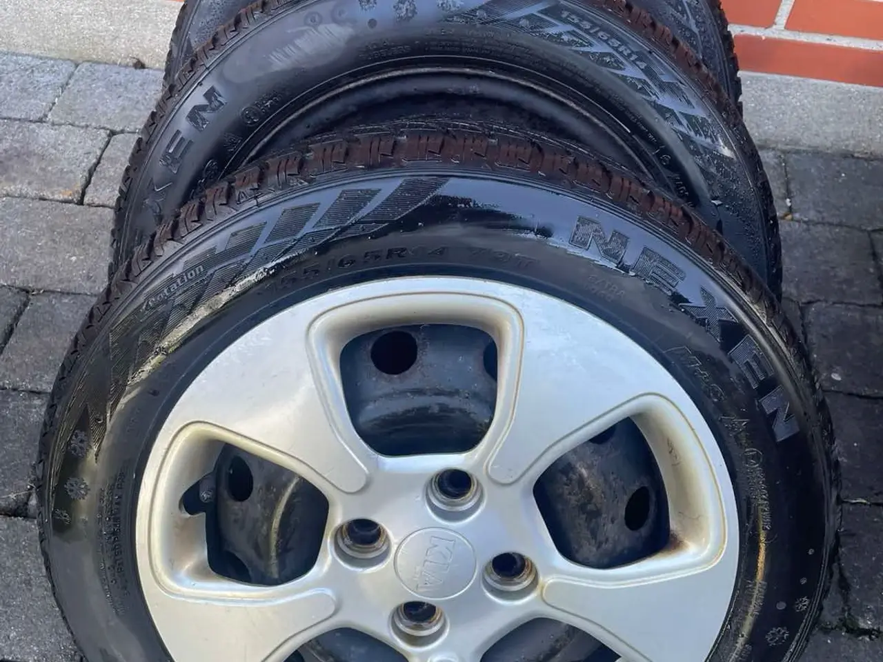 Billede 1 - 14 Originale Kia/Hyundai vinterhjul med vinterdæk
