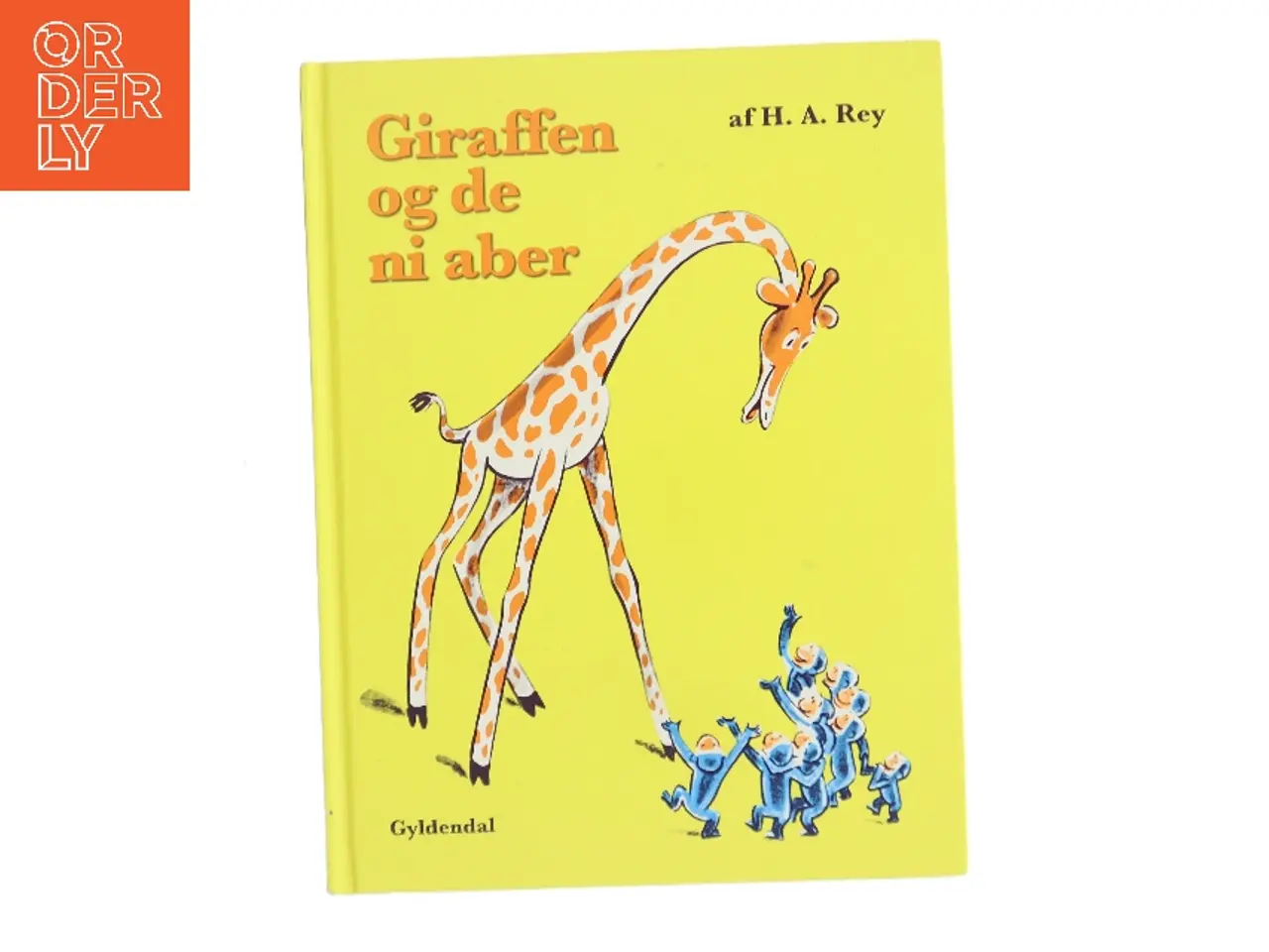 Billede 1 - Giraffen og de ni aber af H. A. Rey (Bog)